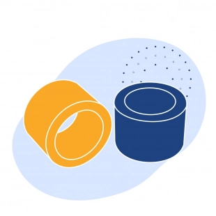 Втулка бронзовая 60 мм БРОС10-10