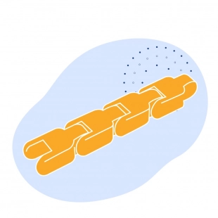 Цепь ящичного типа MD 600 TAB S 63.5x1.7 мм