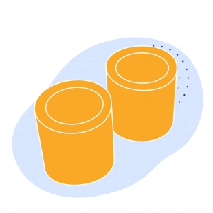 Капролоновая втулка 105х1000 мм белая PA 6