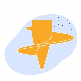 Наконечник для винтовой сваи 325 мм