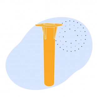 Закладная деталь фундамента ЗДФ-0.159-1.0 ОГКф-10.0