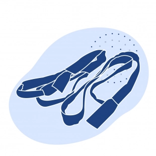 СТКк строп круглопрядный текстильный кольцевой 6 м 6 т